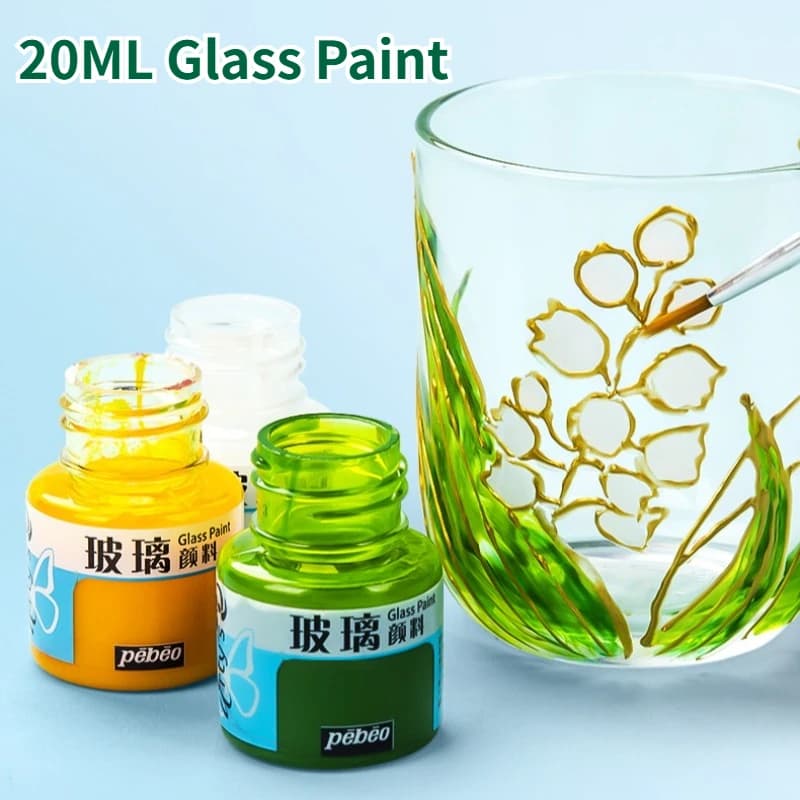 26 Colors Glass Painting Acrylic Paints Safe Healthy Wine Bottle Ceramic Water-Based Pigment DIY Craft Art Supplies For Artist