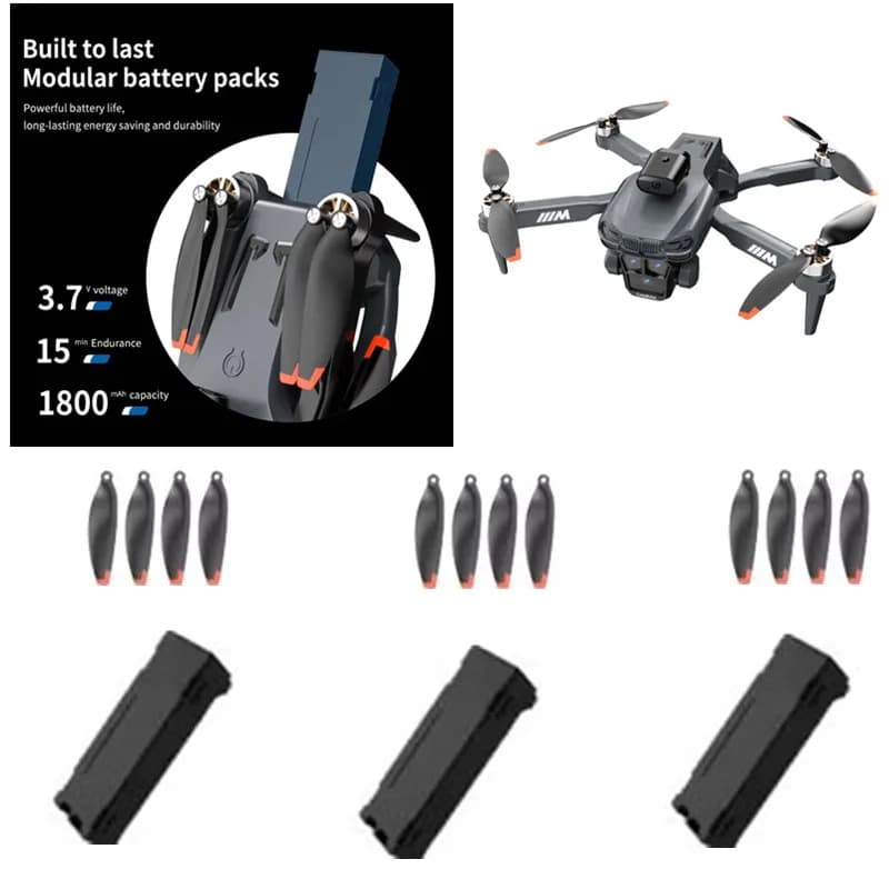 S183 Batteria Drone Brushless 3.7V 1800Mah/Elica S183 MAX RC Drone Accessori Originali S183 RC Dron Batteria Pale Parti