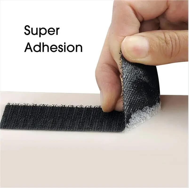 Tappetini per Auto Adesivi in Velcro, Nastro Biadesivo per Cruscotto, Adesivi Fissanti, Patch di Fissaggio, Tappetini per Pavimento, Fai da Te