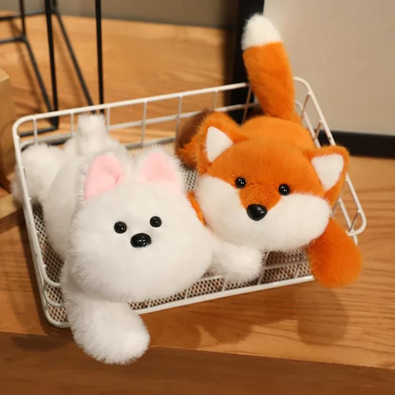 25 cm simpatico tappetino da polso per ufficio per animali domestici tappetino da polso per mouse per computer cucciolo, volpe, coniglio, anatra, orso peluche morbido animale bambola compagno da ufficio