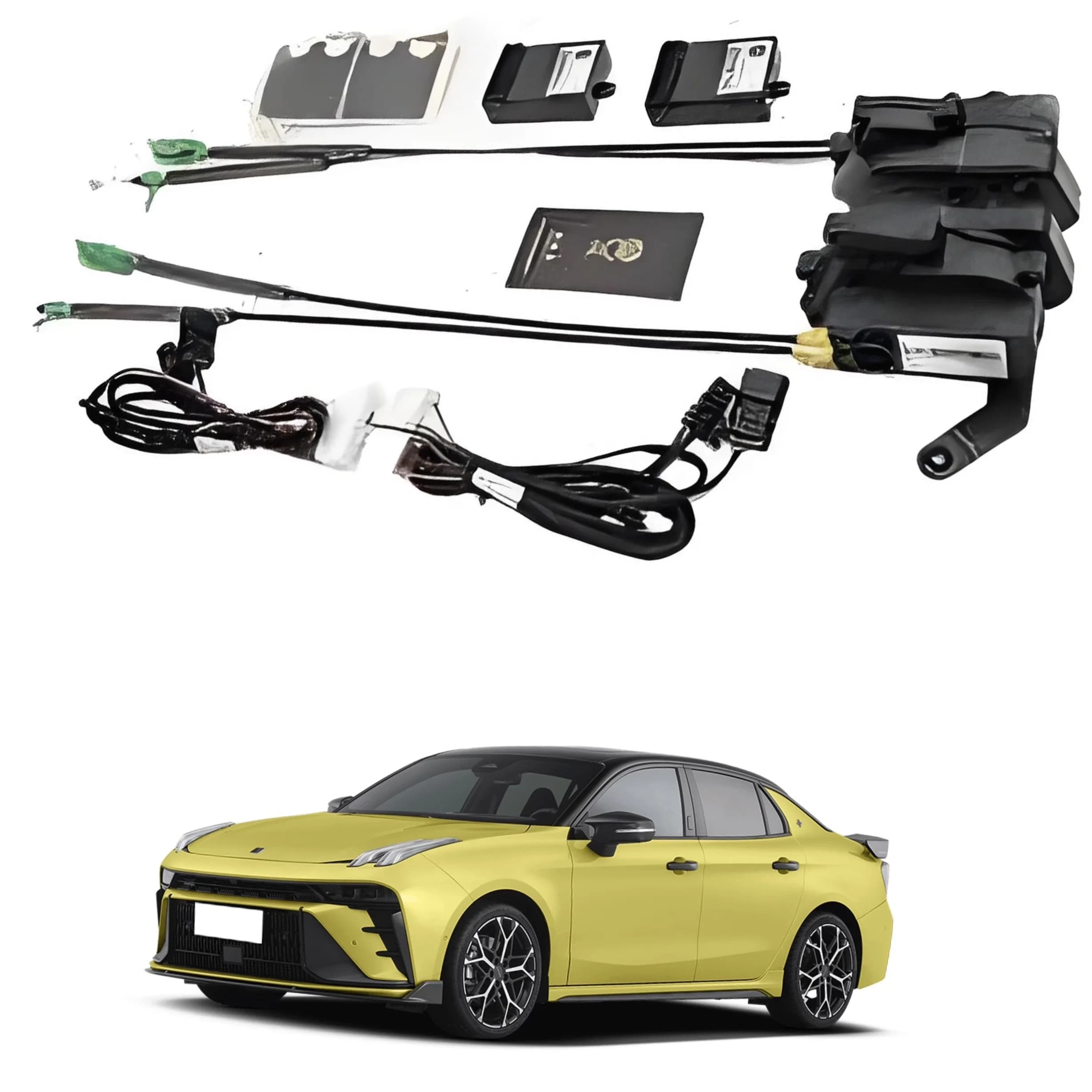 Car Accessories Electric Soft Close Door Electric Suction Door Automatic Vacuum Lock Car Update Parts for Deep Blue 03