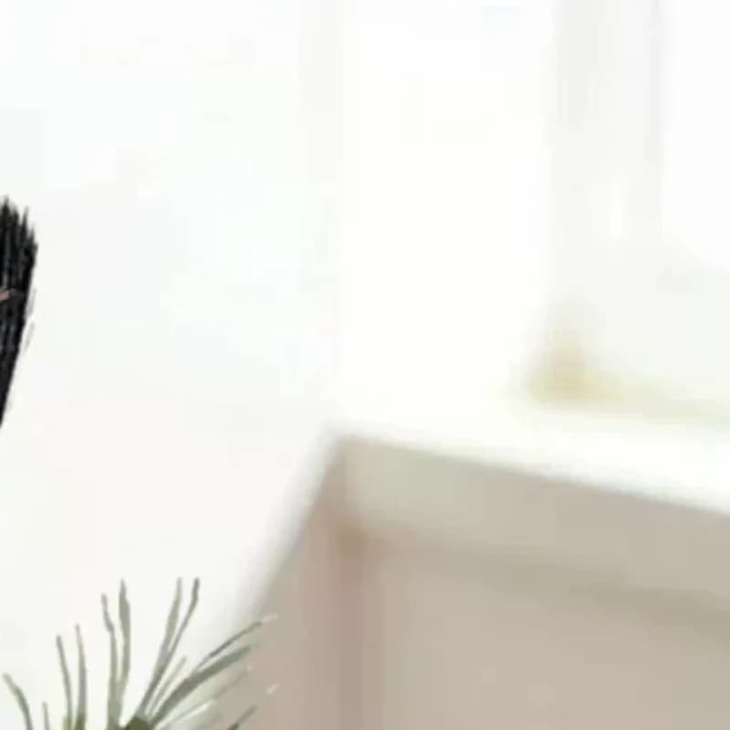 Double Head Soft Bristle Coffee Cleaning Brush For: Grinder Semi Automatic Machine Powder Cafe Kitchen Bar Tool