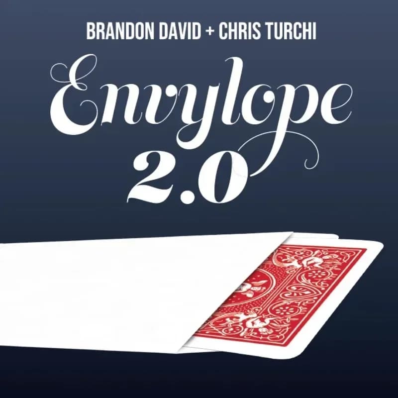 Envylope 2.0 di Brandon David e Chris Turchi Mago Trucco Primo piano Porps Illusioni di strada Trucchi magici Commedia Mentalismo