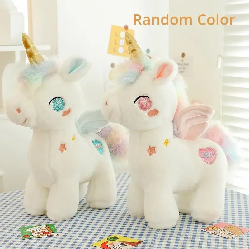25CM Fantasy Doll Simpatico peluche Colore casuale Cuscino Angelo Unicorno Pegasus bambola di peluche regalo di Natale per bambini