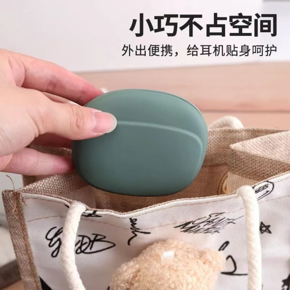 Borsa portaoggetti in silicone per auricolari, cavi dati, caricabatterie e tappi per le orecchie