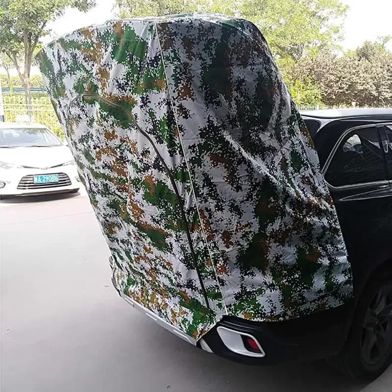 Tenda del bagagliaio posteriore RV tenda da campeggio attrezzatura coda baldacchino Picnic parasole copertura della tenda da sole pieghevole universale per Jeep Ford Toyota
