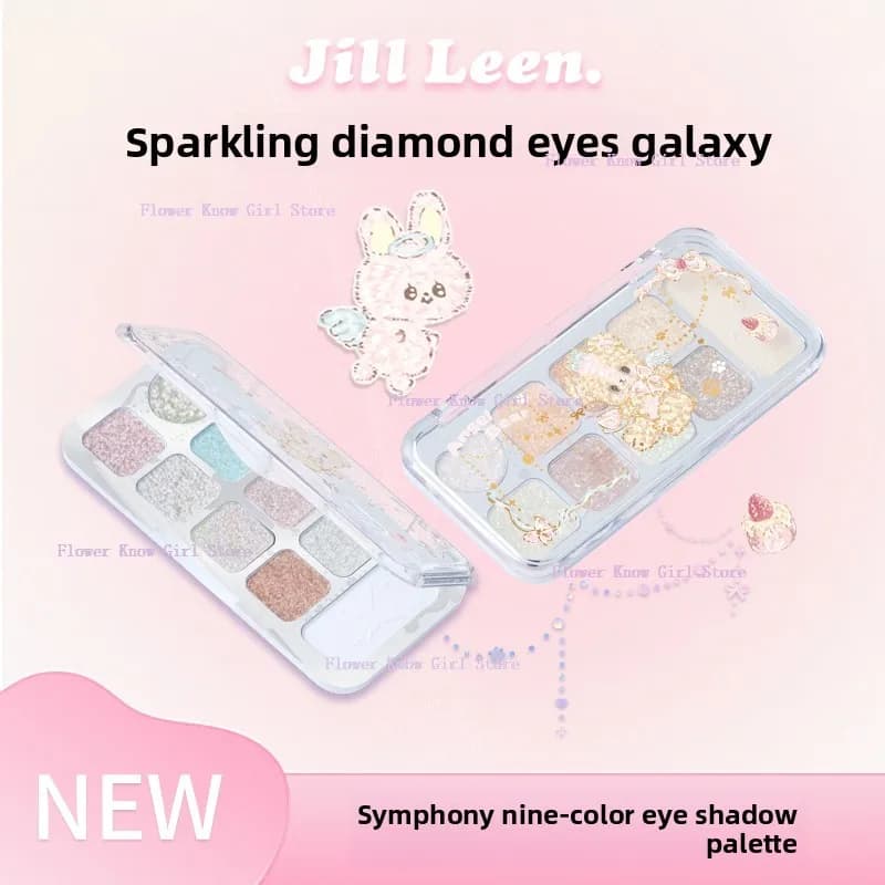 JILL LEEN 9 colori glitter ombretto opaco luccicante trucco per le donne bellezza lunga durata glitter ombretto cosmetici pallet