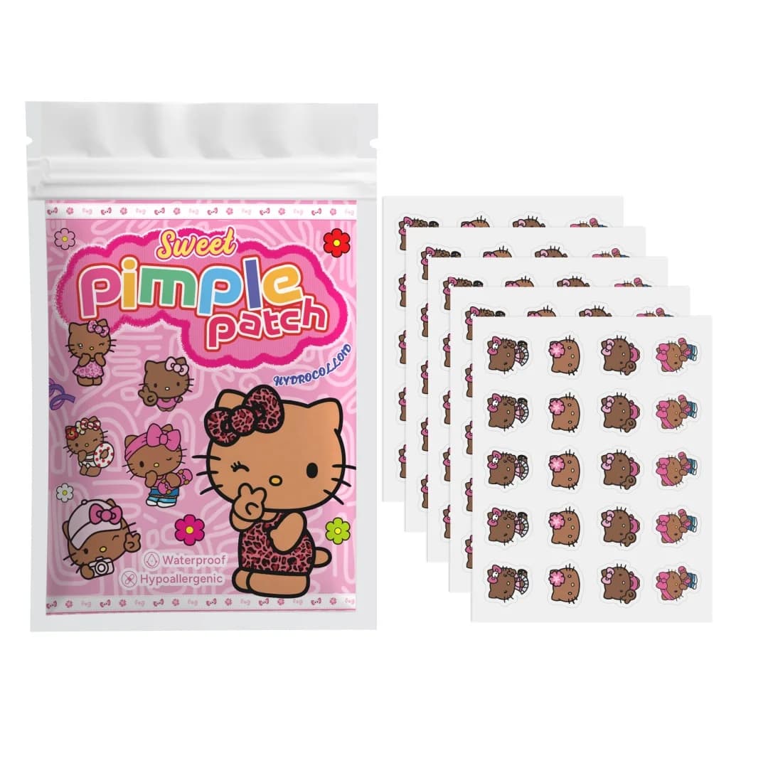 100PCS hello kitty Acne patches, facial acne patches, hydrogel acne removal patches, concealer