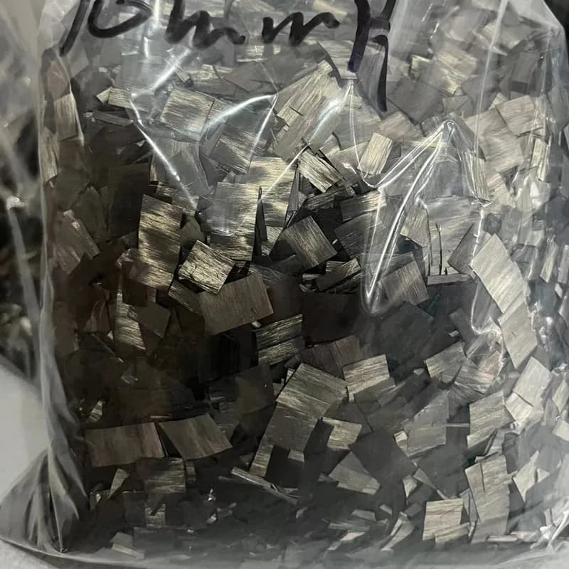 Lunghezza fetta in fibra di carbonio forgiata 24K 500g 10mm 15mm 20mm Da taglio per filati in fibra di carbonio