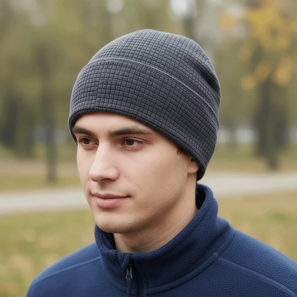 Cappelli Invernali in Pile Polare per Corsa, Tinta Unita, Antivento, Traspiranti, Caldi per Sport all'Aperto