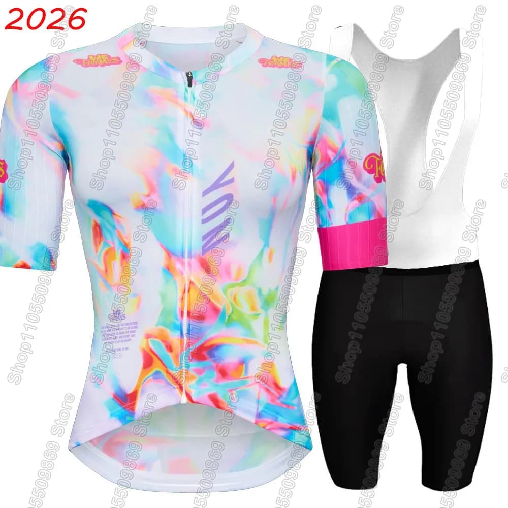 We Femmes Cycling Jersey 2026 Set Women's Summer Bicycle Clothing Road Bike Shirts Suit Bicycle Bib Shorts MTB Ropa Maillot