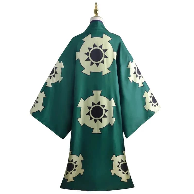 Verde Kimono Cosplay Anime Costume Uniforme per Halloween Adulto Vestito Fodera Parrucca Capispalla Cintura Costume H3;F'6,C;7.Y