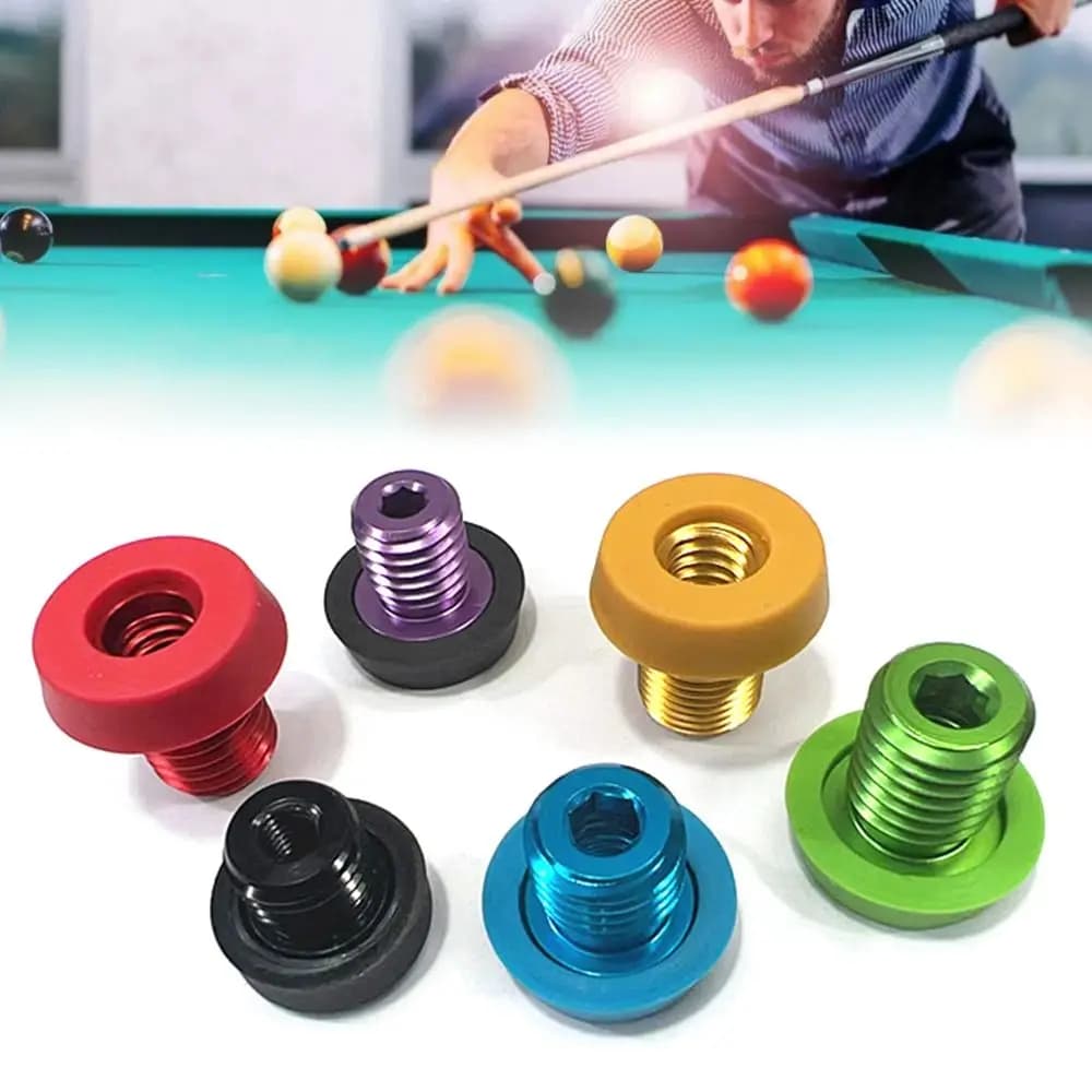 1 pz accessorio di estensione biliardo stecca da biliardo paraurti stecca da biliardo blocco butt tappo posteriore vite in gomma per MEZZ/universale/HOW/PERI