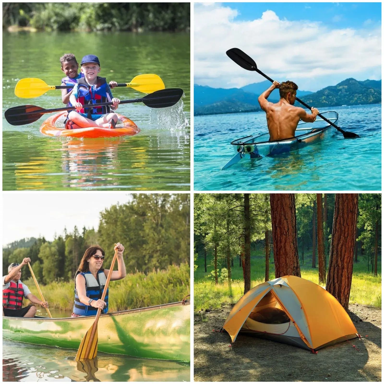 Set di 6 Ganci per Tenda con Ventosa Resistente, Ancoraggio per Campeggio all'Aperto, Moschettone per Tende, Accessori di Fissaggio