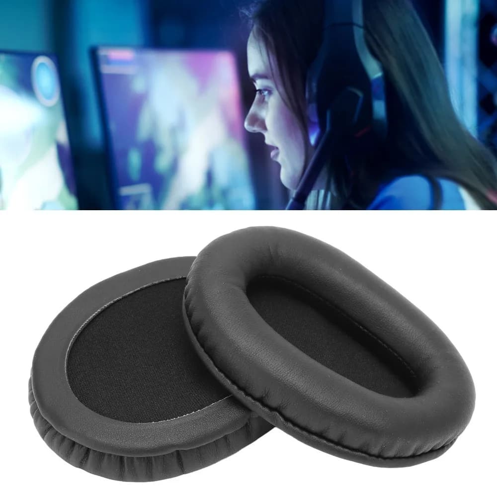 2 cuscinetti auricolari per cuffie con isolamento acustico, cuffie di ricambio in pelle per cuffie da gioco wireless HyperX Cloud Flight