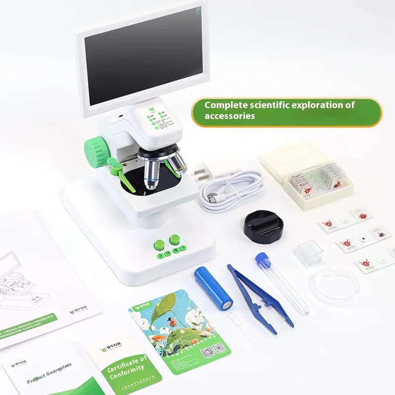 Microscopio con connessione Wi-Fi specializzato per l'insegnamento della divulgazione scientifica dei bambini