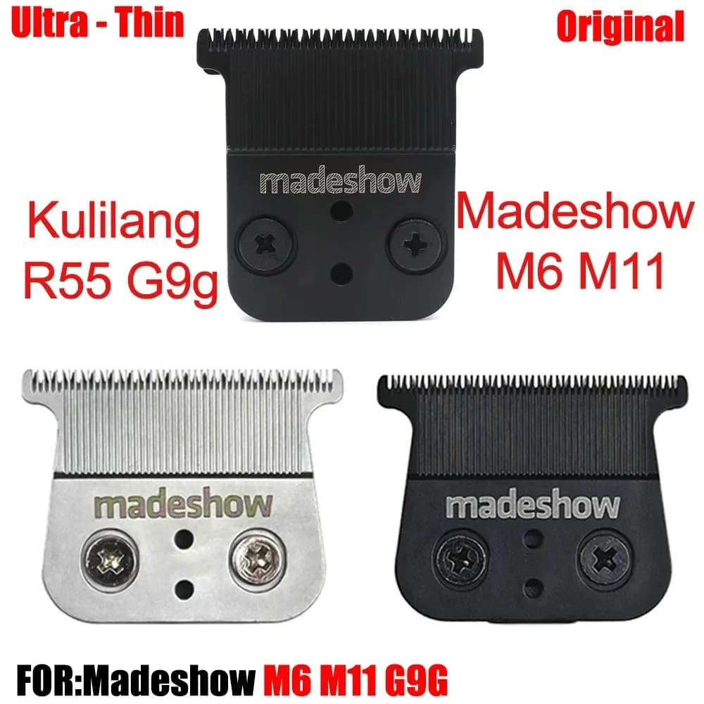 Originale Madeshow M6 Lama M11 R55F P700 G9G MINI Testa di Taglio Tagliacapelli 0mm Lama Trimmer Professionale 0 Passo MINI Lama