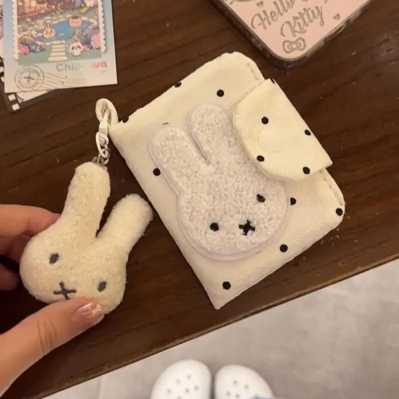 Borsa alla Moda Serie Miffy, Borsa Creativa per Fotocamera, Portamonete Cartoon, Portacarte Portatile, Astuccio Regalo di Compleanno