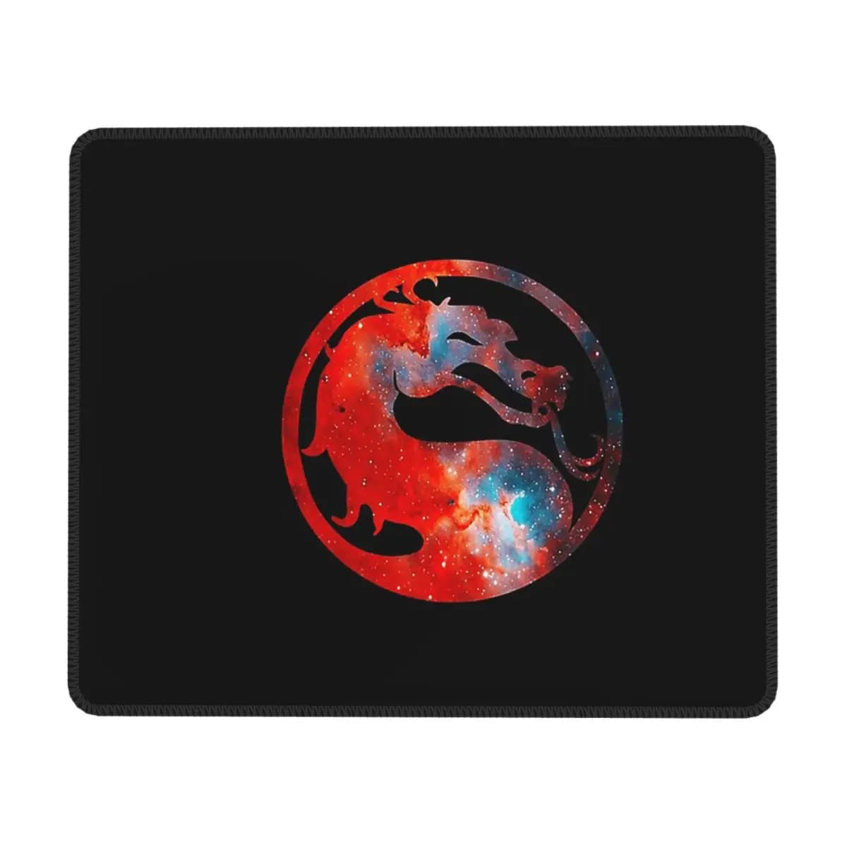 Tappetino per mouse multi-formato con logo Mortal Kombat, tappetino per tastiera e mouse per computer, tappetino da scrivania per PC e laptop, accessori per ufficio, tappetini da tavolo