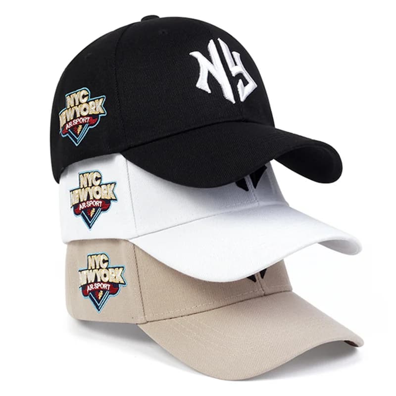 Berretto da baseball da uomo Cappello snapback hip-hop in cotone per uomo Donna adulto Cappelli da sole casual da esterno Cappellini da camionista con ricamo a lettera