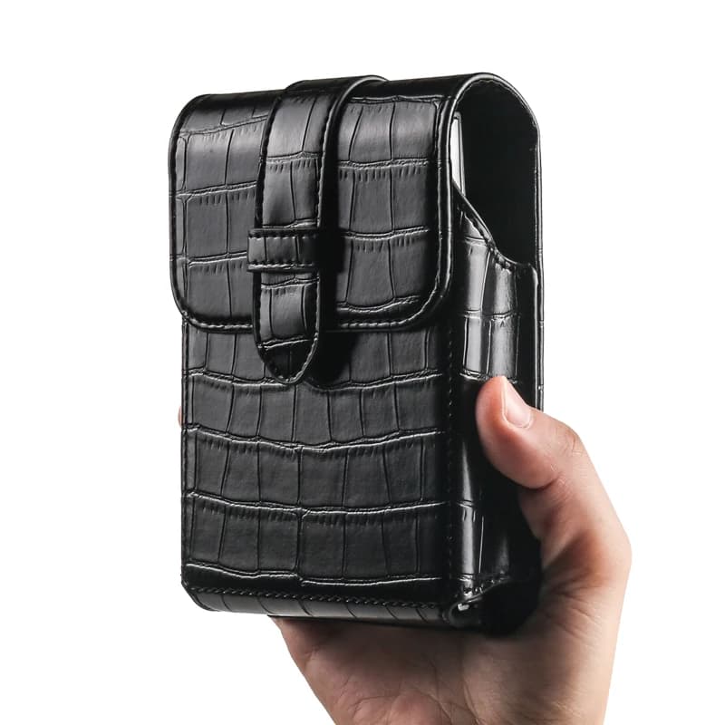 For Sansung Galaxy Z Fold 8/Z Fold 8 Wide,iPhone Fold,HUAWEI Pura X Max Leather Pouch Belt Clip Holster Flip Case Waist Bag