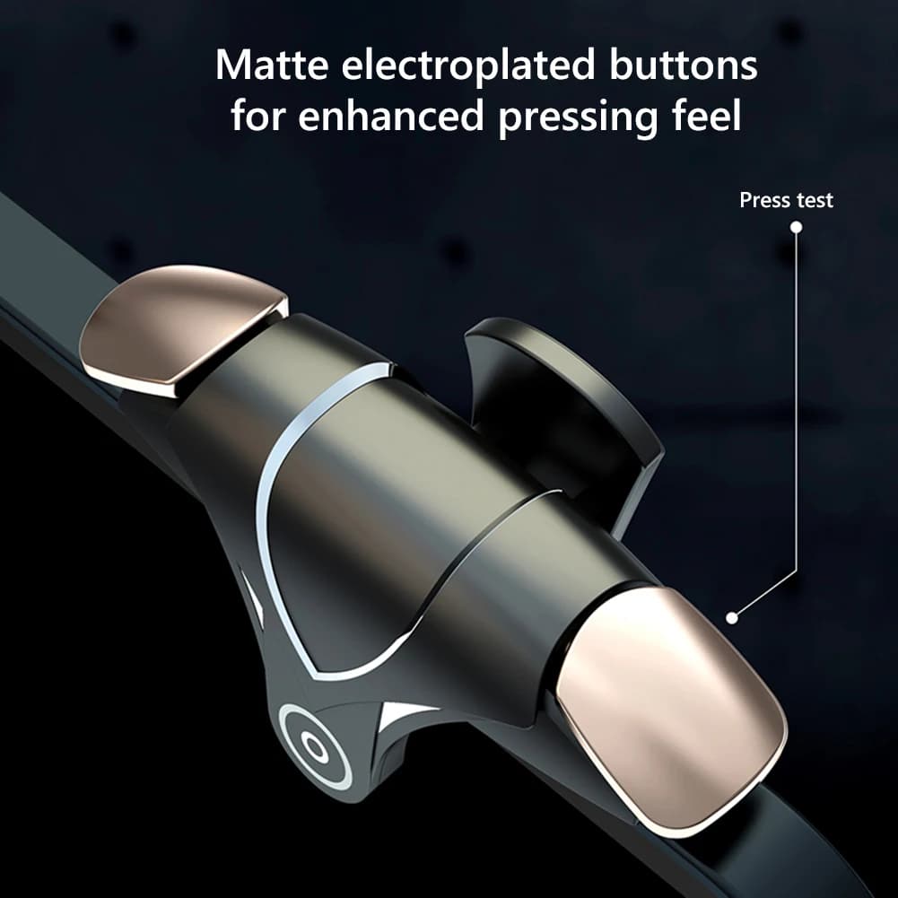 PUBG Mobile Games Grill to 4 fingers, Lateless Button to Bet and Shoot, Compatible with iPhone and Android Smartphone