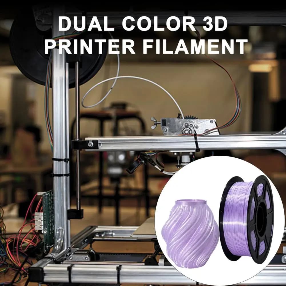 3d Printer Filament 3d Printing Silk Pla Filament 1.75mm High Precision Shiny Filament Low Warpage Material for Fdm Printers Fdm