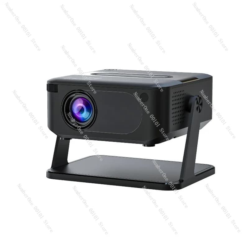 Proiettore Smart 4K Ultra HD Portatile, Dispositivo di Proiezione Mobile per Casa, Proiettore da Parete per Camera da Letto, Display Wireless