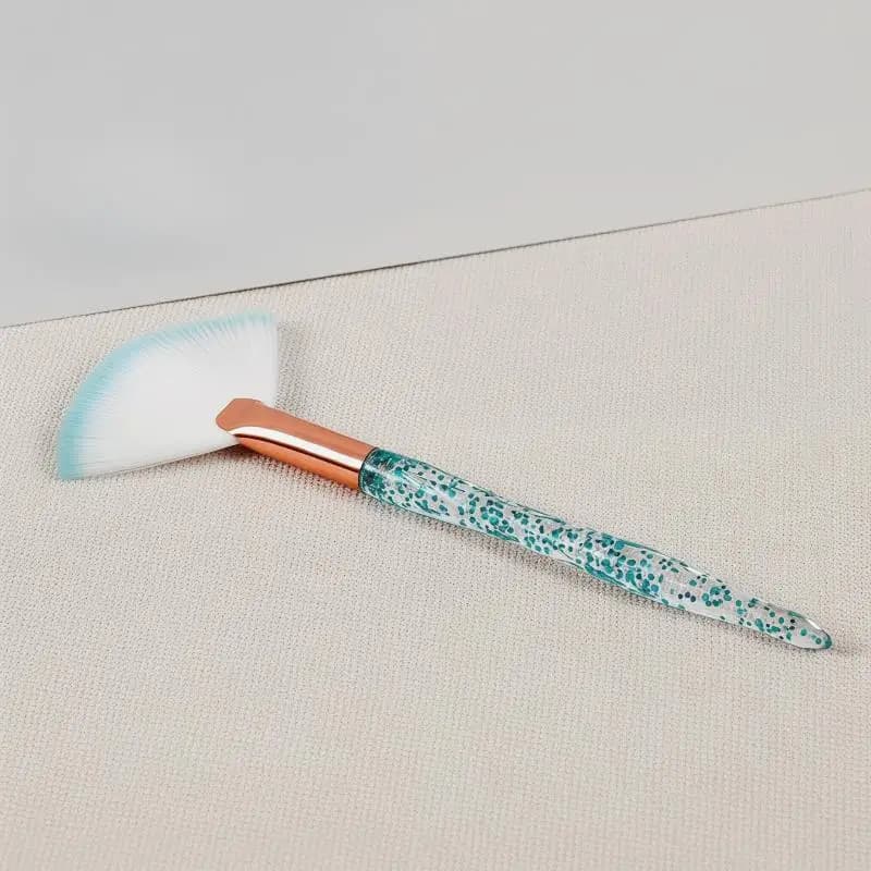10PCS Makeup Brush Set Glitter Sparkle Handle Soft Bristles Lightweight Cosmetic Kit for Girls Daily Makeup