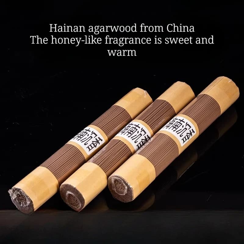 100g Hainan Guoxian Xiang 3 stelle Camera da letto Salle buddiste Naturale Interno Casa Coperta Incenso Bruciare Purificazione dell'aria Joss Stick