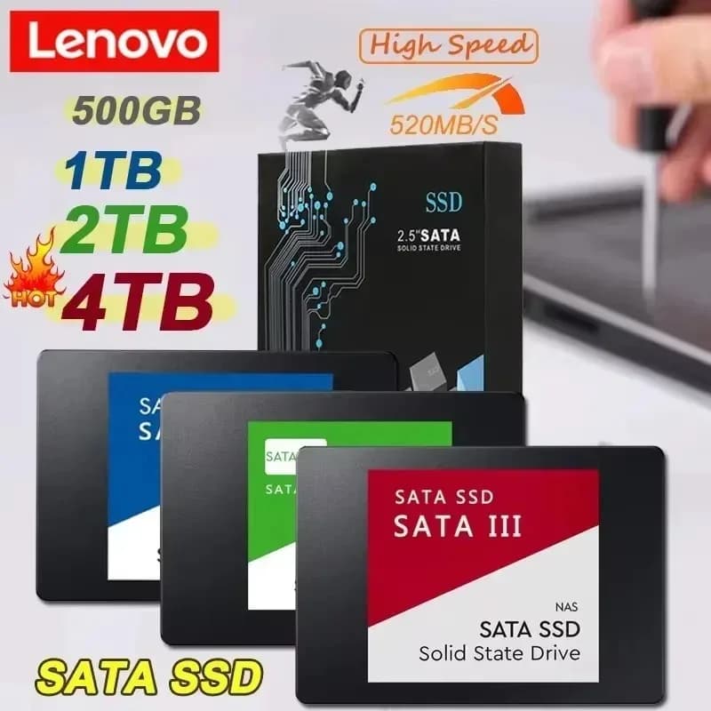 Lenovo 4TB Solid State Disk SSD 880 EVO 500G 1TB 2TB Internal HDD Hard Drive Sata3 2.5 Inch For Laptop Microcomputer Desktop