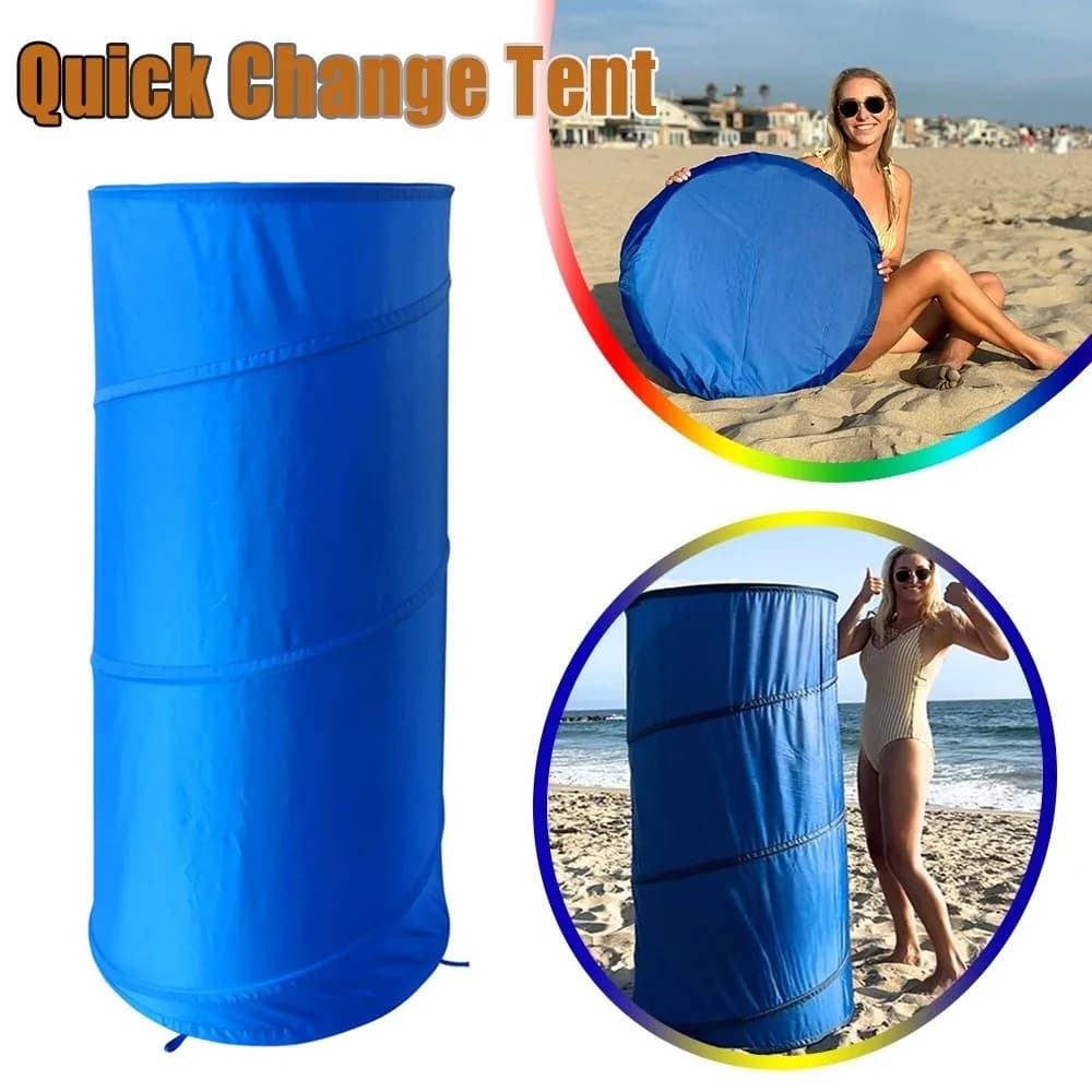 Tenda Pop-Up per Spogliatoio all'Aperto, Cabina Portatile per Cambio Rapido, Riparo Istantaneo per Spiaggia, Campeggio, Sport e Fotografia