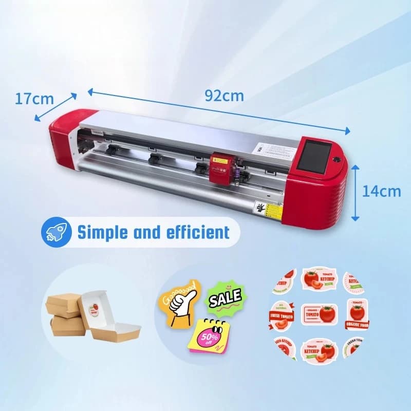 Automatic new vinyl printing and cutting plotter YS7200H visual alignment cutting plotter for Roland printer paper cutters