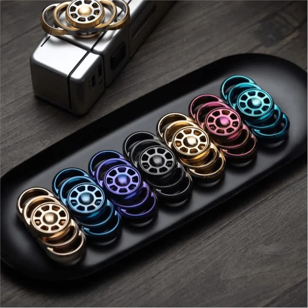 Magic Bean Workshop Zero 2.0 Fidget Spinner Fidget Toys per adulti Fidgeting Spinners Accessori da scrivania Giroscopio