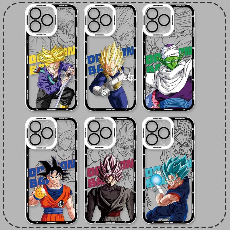 D-Dragon Ball GOKU BLACK VEGETA Custodia Morbida per Telefono Samsung Galaxy S26 Ultra S25 Edge S24 S21 S23 S22 FE Plus A57 A37 A07 A17 5G
