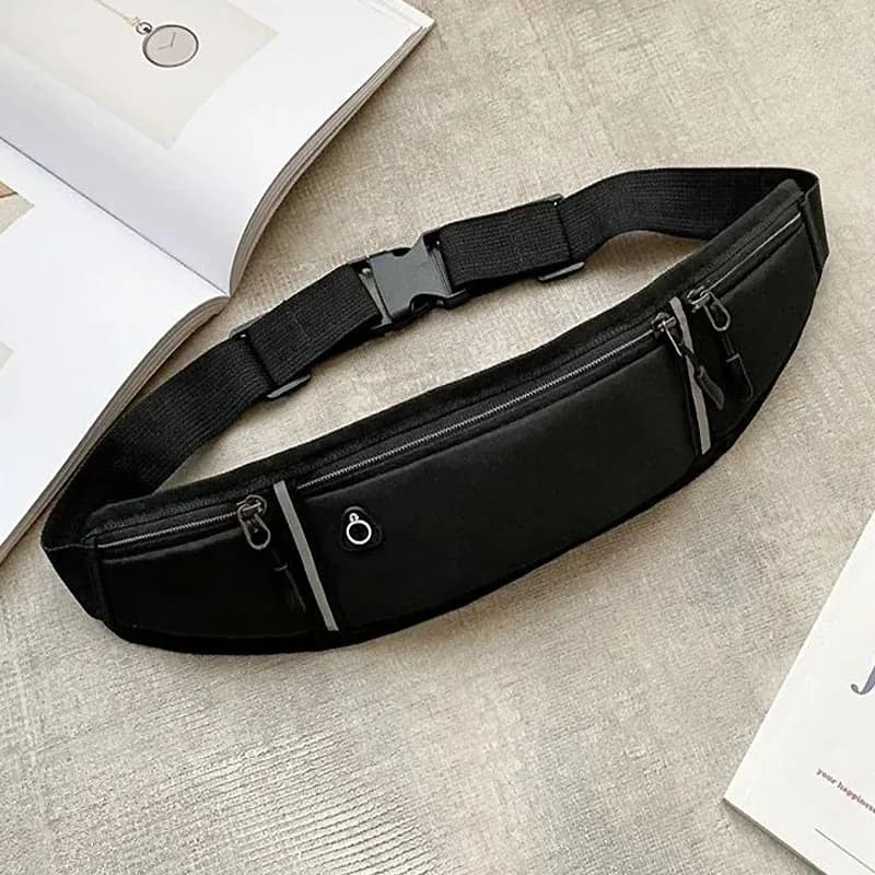 Professional Running and Leisure Waist Bag, Hidden Phone Door, Gym Bag, Running Belt for Men and Women