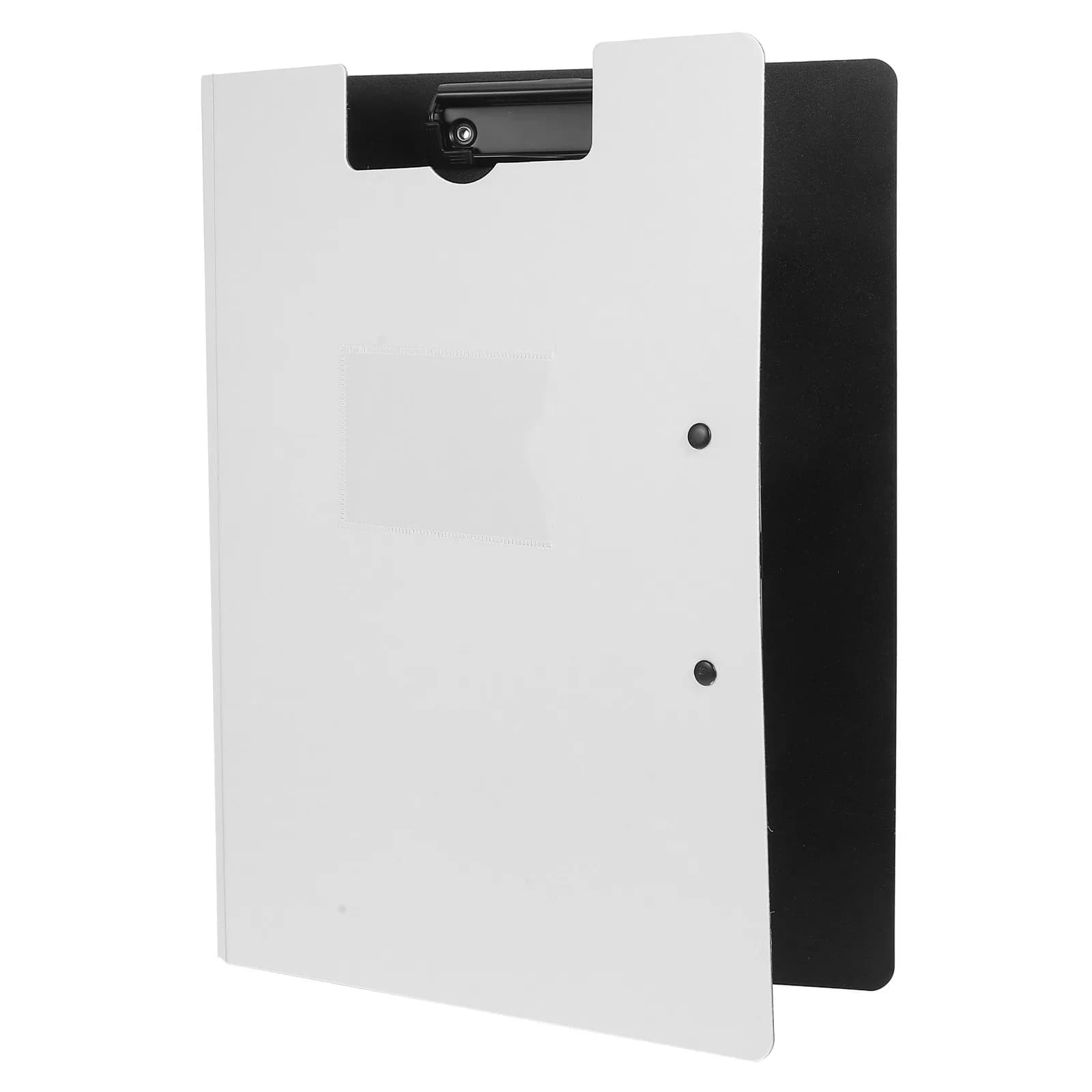 Foldable A4 Clipboard Folder Dual Clip Office Document Holder Plastic File Organizer Paper Folder Office Paper Holder