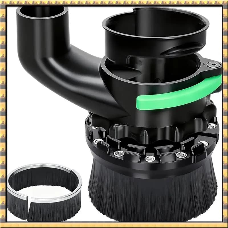 1 Apr. Spazzola antipolvere per macchina CNC Router - Doppia spazzola con lunghezze di 65 mm e 69 mm, compatibile, per tubi da 38 mm (1,5 pollici)