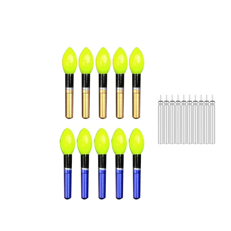 10pcs/lot LED Light Stick Green/Red/Orange Electronic Light Suit For CR322 Luminous Tool Night Fishing Tackle Accessory