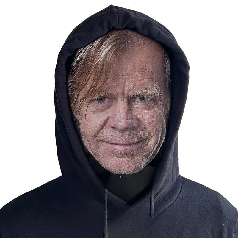 Copricapo traspirante in rete Frank Cosplay della serie TV classica americana, maschera di simulazione che cambia il volto traspirante e altamente elastica