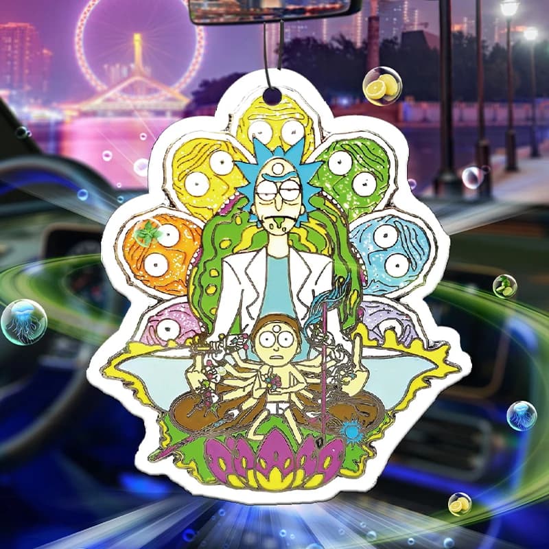 Profumatore per auto a forma di personaggio anime giapponese, con fragranza a lunga durata, da appendere o tascabile.