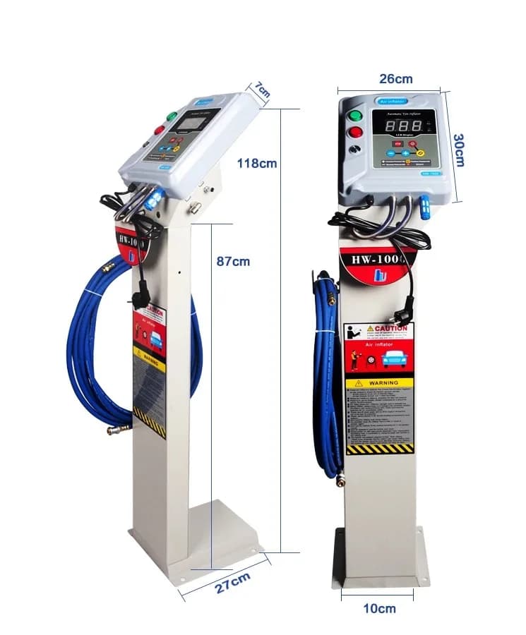 Macchina per gonfiare pneumatici per officina con pompa per pneumatici per auto, macchina per gonfiare pneumatici intelligente