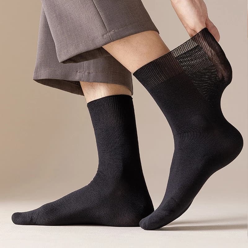6 pairs of socks for comfortable diabetics and support for men and women Breathable fabric Non-binding working socks