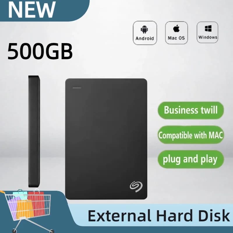 OEM For Seagate USB 3.0 Portable Hard Drive External Hard Disk Backup Plus SlimDASKA HDD 2.5Inch Portable External Data Storage