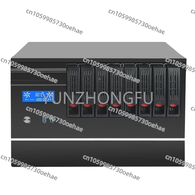 Hot Sale Mini Nas 8 Bays Nas Case NAS Cloud Storage Server Case