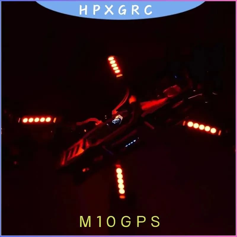 HPXGRC WS2812B FPV Drone Striscia luminosa a LED 5 perline programmabili RGB, supporto senza saldatura e controllo Betaflight