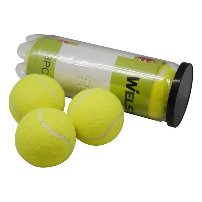 Custom Printed Tennis Padel Balls Tube Pack Factory Wholesale Low Price Training Ball