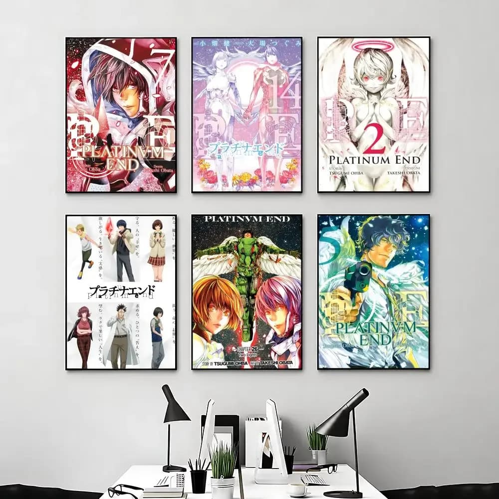 anime Platinum End Poster Posters Anime Room Decor Decoration Movie Backpack Wall Interior Music Wall Art