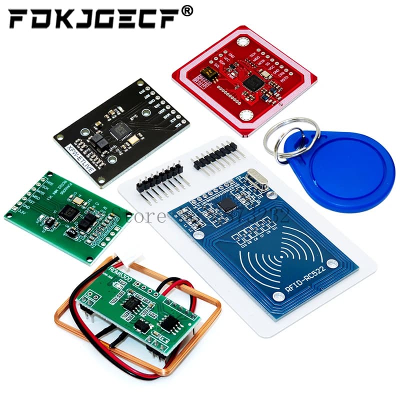 Modulo RFID NFC RC522 MFRC-522 PN532 RDM6300 Kit S50 13,56 Mhz 125Khz 6 cm Con etichette SPI Scrivi e leggi per arduino uno 2560