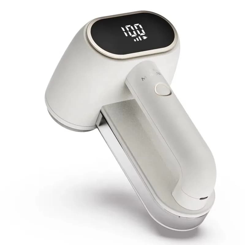 Levapelucchi Elettrico per Vestiti con Doppia Testa, Motore Potente, Rasoio per Pelucchi con LED, Ricaricabile e Portatile